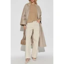 Max Mara Dame Strikkevarer Beige S,