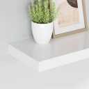 vidaXL Flytende vegghyller 4 stk hvit 40x23x3,8 cm MDF