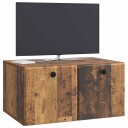  Vegghengt TV skap 59,5 x 41 x 30 cm Gammelt tre Konstruert tre