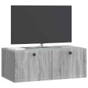  Vegghengt TV skap Grå sonoma 78,5 x 41 x 30 cm Konstruert tre