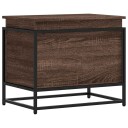  Oppbevaringsboks brun eik 60x40x51,5 cm konstruert tre