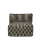 Ferm Living Catena Sofa Center S100   Check   Sand/Black