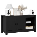 vidaXL TV-benk svart 103x36,5x52 cm heltre furu