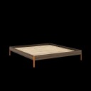 Core Sengeramme 180x200 Carob Brun/Oransje