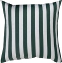 Borg Living Putetrekk - 100% Bomullssateng - Nordic Stripe grønn - Stripete - 60x63 cm