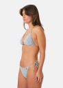 Seaside Seersucker Bikini Triangle Tie Top W