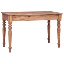vidaXL Skrivebord med skuffer 117x57x75 cm gjenvunnet heltre