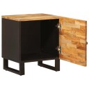  Nattbordskap Brun 40 x 33 x 46 cm Massiv mango tre