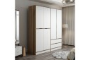 Munna Garderobe 180 cm - Hvit