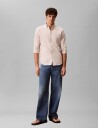 Calvin Klein Jeans Ls Yd Stripe Oxford Classic Shir   Beige   L