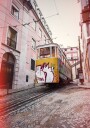 Street Tram Poster Plakat / 50x70cm