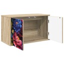 vidaXL Vegghengt TV skap KIEL 69 x 33 x 40 cm Sonoma eik