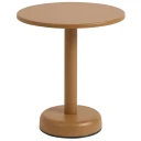 Muuto Linear Steel Salongbord Ø42 cm Burnt Orange