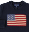 Polo Ralph Lauren Boy Long Sleeved Flag Sweater Hunter Navy 10-12 år