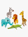 Educa 3D Puslespill 19 Brikker/5 Figurer My First Jungle Educa OneSize Puslespill Brun Grønn Gul Hvit Svart