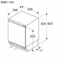 Bosch Serie 6 Innebygd Kjøleskap 134L Hvit med WiFi og SuperCooling