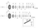 Shimano Dura Ace Lock ring og skive til kassettmodel CS R9200