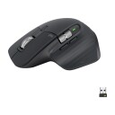 Logitech MX Master 3S Trådløs Mus med 8K DPI - Ergonomisk - Grafitt