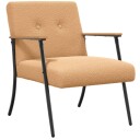  lenestol Beige Krøllete Ull lignende Stoff