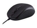 Modecom Mc-M4 - Mus - Optisk - 3 Knapper - Kablet - Usb - Matt Svart