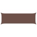 vidaXL Solskygge seil Brun 6 x 2 m 100% polyester Oxford