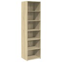  Highboard sonoma eik 50x41x185 cm konstruert tre