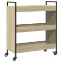  Kjøkkentralle sonoma eik 70x30x82 cm konstruert tre 842317