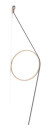 Flos Wirering Vegglampe Grå/Rosa