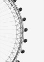 London Eye Minimalist Plakat Plakat / 40x50cm