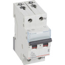 Legrand 5 stk TX³ MCB automatsikring C25 1P+N 2M 10/10kA