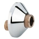 Tilgangsstykke med rosett, eksentrisk, 1/2" x 3/4"