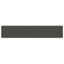 vidaXL Teppeløper sisal-utseende antrasitt 50x250 cm