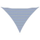 vidaXL Solskygge seil Trekantet 5 x 5 x 6 m 100% polyester Oxford