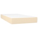 vidaXL Pocket Spring Sengemadrass Medium Krem 100x200x20 cm Stoff