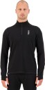 Mons Royale Men's Cascade Merino Flex 200 1/4 Zip M, Black