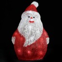 vidaXL LED-julenissefigur akryl innendørs og utendørs 28cm