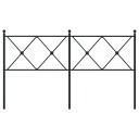  Sengegavl i metall svart 150 cm 8721012374201