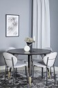 Venture Home   Spisegruppe Dipp med 4 stk stoler Vault   Svart