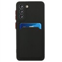 Samsung Galaxy S21 5G TPU-deksel med Kortholder Svart