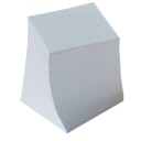 Folia Blokkkube 9x9cm Limte Hvite