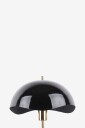 Leitmotiv   Bordlampe Waved Dome   Svart