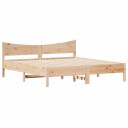  Sengeramme med hodegavl 180x200 cm heltre furu 8721012454620