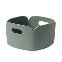 Muuto Restore Basket oppbevaringsboks 28 x 28 cm   Dusty Green