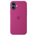 Apple iPhone 16 Plus Silikondeksel med MagSafe Fuchsia