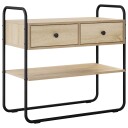 vidaXL Konsollbord Sonoma eik 100 x 40 x 75 cm Konstruert tre