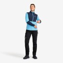 Revolutionrace River Hybrid Fleece Jacket Dame Alaskan Blue S Dame Overdeler Fleece & midlayers