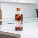 Glasskaraffel med korklokk – varme  og kuldebestandig