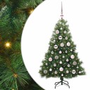  Kunstig juletre med 150 LED med stativ grønn 120 cm PE og PVC