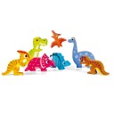 Janod Chunky Puzzle Wood Dinosaurs LKJ7054