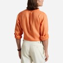Slim Fit Linen Shirt Poppy